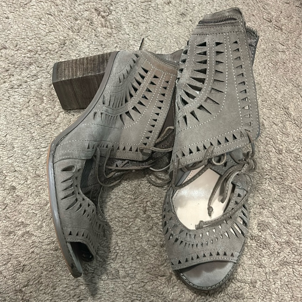 Vince Camino block suede sandals